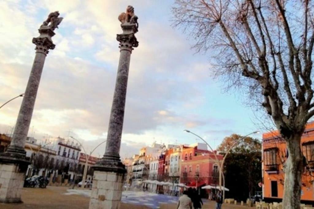 Atico Con Terraza En Alameda De Hercules Seville Luaran gambar