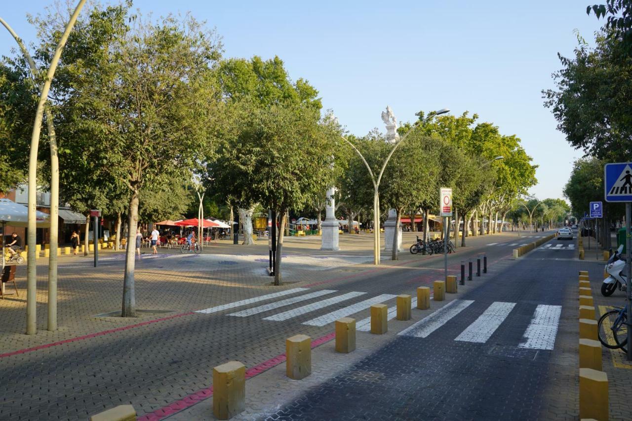 Atico Con Terraza En Alameda De Hercules Seville Luaran gambar